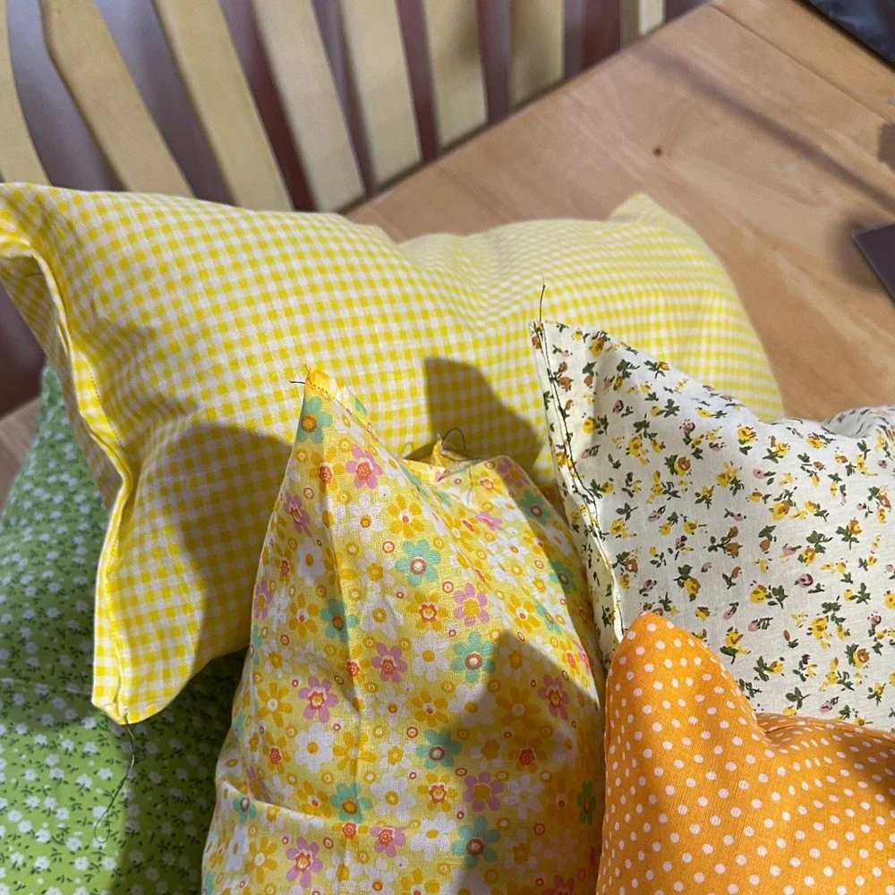 Handmade Purse Pillow 2 for $15 Polka Dot & Floral Design - Picture 7 of 7